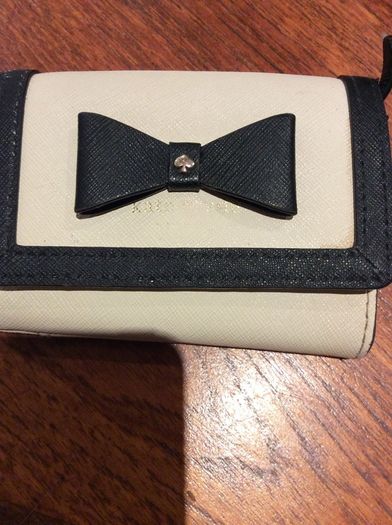 Kate Spade Coin , Credit / Bank Cards with Key Ring and with slot with clear plastic for ID