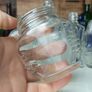 475 - Set of 5 Vintage Clear Glass Cork Screw Top Collectible Decorative Bottles Image 2