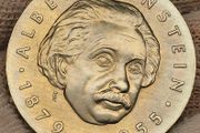 Germany 1979  5 Mark Albert Einstein 1879-1955 Beautiful Uncirculated Lustrous Superb!