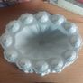Fabulous Antique Highly Collectable Edwardian Art Deco Ironstone Jelly/Blancmange Mould, by Shelley, in the Savoy (Oval, Cream Centre) Shape, Size Large, Circa 1916 to 1925, Named After the Savoy Hotel in London Image 4