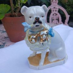 Antique German Pug Dog Ornament