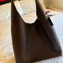 Brown Leather Coach Bag Image 3