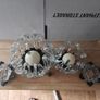 4 piece newgrange glass candle set Image 2