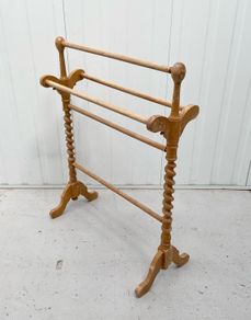 Vintage Pine Towel Rail