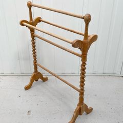 Vintage Pine Towel Rail