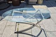 Two Modern Glass Coffee Tables
