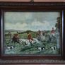4 x Charles-Fernand de Condamy Fox Hunt Prints Image 5