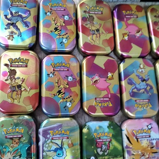 pokemon tins (empty including 151)