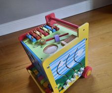 Wooden Activity Cube