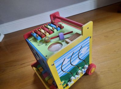Wooden Activity Cube