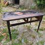antique Victorian pine desk Image 4