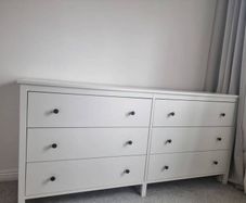 Hemnes Chest of 6 drawers white 172 x 44 x 83