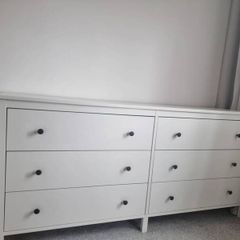 Hemnes Chest of 6 drawers white 172 x 44 x 83