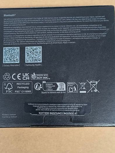 Genuine Samsung Galaxy Fitness Ring Charger Crystal Case Cradle Dock Different Sizes (New Open Box)