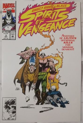 Ghost Rider / Blaze: Spirits Of Vengeance #3 1st Appearance Skinner (1992)