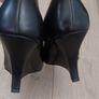 COS wedges black leather, size 41 Image 5