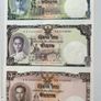2007 Thailand  1 5 10 Baht Uncut COMM Original Notes UNC Image 7