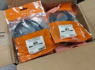 Job Lot 33x Brand New Mercury 1m IEC Power Extension Leads