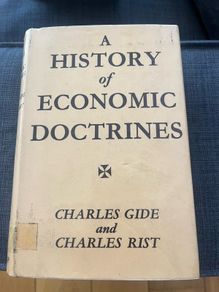 A History of Economic Doctrines