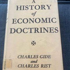 A History of Economic Doctrines