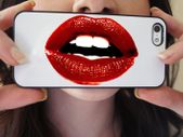 Red Lips Cover For iphone samsung and all others