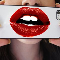 Red Lips Cover For iphone samsung and all others