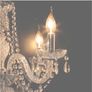Affordable 4 Arm Crystal Chandelier Ceiling Lights Image 4