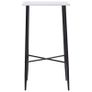 5 Piece Bar Set Plastic White Image 3