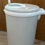 Odour trapped Stainless steel nappy disposal bin Image 2