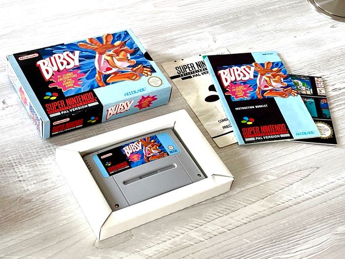 Bubsy for Nintendo SNES Boxed