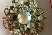 Brooch  Aurora Borealis Rhinestone