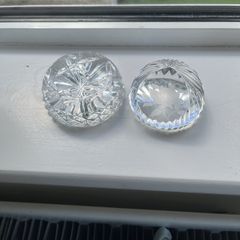 2 Crystal Paperweights Stuart's & other similar to Waterford