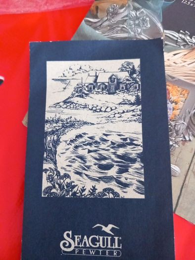vintage Seagull  Canada Pewter photo frame 1993