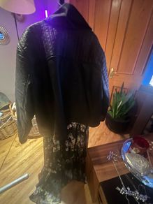 faux leather jacket size 24