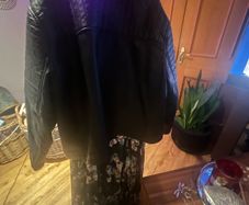 faux leather jacket size 24