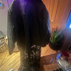 faux leather jacket size 24