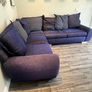 Navy Corner Sofa Image 4
