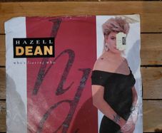 Hazell Dean Whos Leaving Who 7 inch Vinyl 1988 EMI EM 45