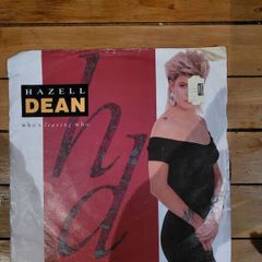 Hazell Dean Whos Leaving Who 7 inch Vinyl 1988 EMI EM 45