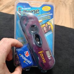 Polaroid Purple i-Zone Instant Pocket Camera Print Mini Photo Stickers