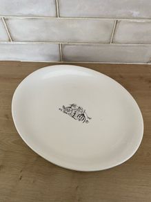 Vintage Bristol Founded 1652 England Seedcress Platter