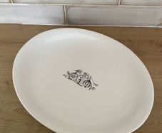 Vintage Bristol Founded 1652 England Seedcress Platter