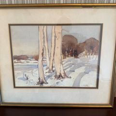 G. Oakley. 4 Original Watercolours. Framed. Irish Artist. Rural Scenes.