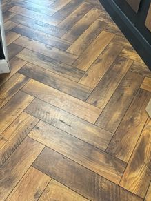 herringbone floor