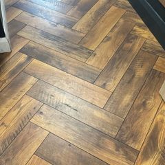 herringbone floor