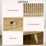 Set of 2 Rattan Bedside Tables Image 6