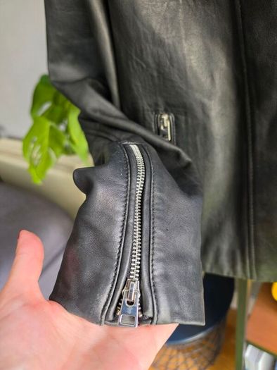 Mango leather jacket size M