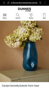Teal Vase (Dunnes)