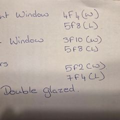 2 windows and patio doors