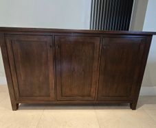 Solid hardwood sideboard
